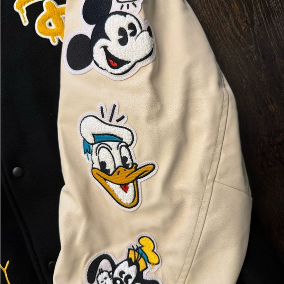 Disney Varsity Bomber Jacket- H&M Disney 100 year Anniversary Collection - Picture 2 of 4